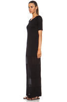 Thumbnail for your product : Enza Costa Chiffon Panel Viscose Dress in Black