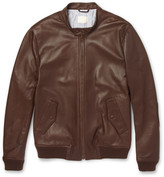 Thumbnail for your product : Band Of Outsiders Leather Bomber Jacket