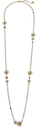 Tory Burch Fleur Rosary Necklace Necklace
