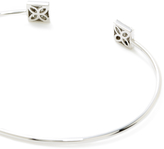 Thumbnail for your product : White Gold & Diamond Pyramid Cuff Bracelet