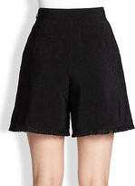 Thumbnail for your product : Chloé Fringe-Trimmed Shorts