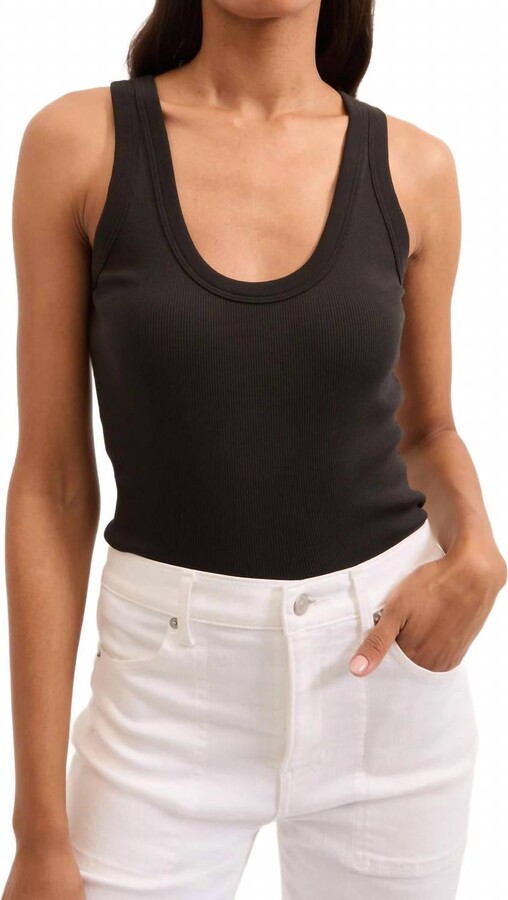 Veronica Beard Birke Tank In Black