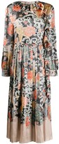 Thumbnail for your product : Valentino Oriental Print Satin Dress