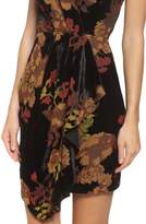 Thumbnail for your product : Adelyn Rae Alyse Faux Wrap Velvet Dress