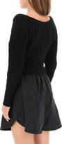 Thumbnail for your product : Alexander McQueen Short Boat Neck Cardigan