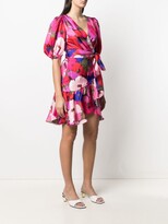 Thumbnail for your product : Sara Roka Floral-Print Wrap Dress