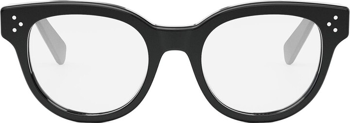 Celine Bold 53mm Round Optical Glasses