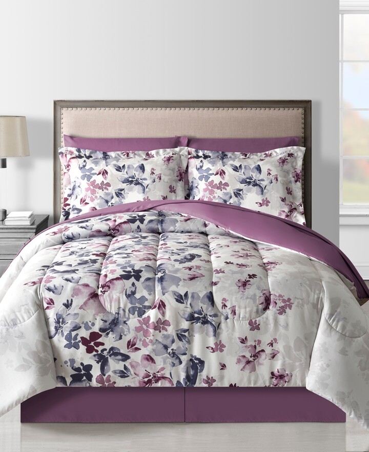 Cleasby Black/Green/Pink Microfiber 5 Piece Comforter Set Lark Manor Size: King/Cal King Comforter+2 Standard Shams+2 Pillows