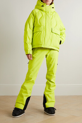 Holden Alpine Oversized Hooded Quilted Down Ski Jacket - Yellow - ShopStyle