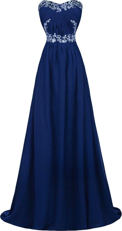 Royal Blue Long Sleeve Dresses | Shop ...