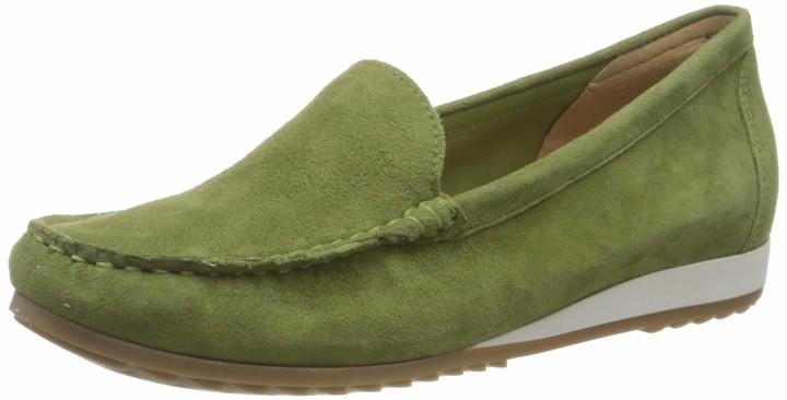 green loafers womens