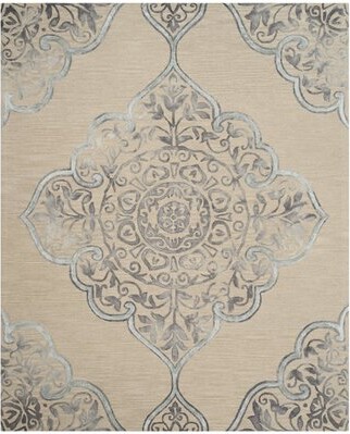 Charlton Home® Melania Hand Tufted Wool Oriental Rug & Reviews