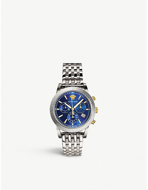 versace silver sport tech watch