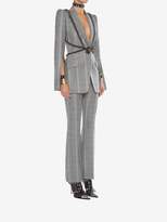 Thumbnail for your product : Alexander McQueen Prince of Wales Kickback Trousers