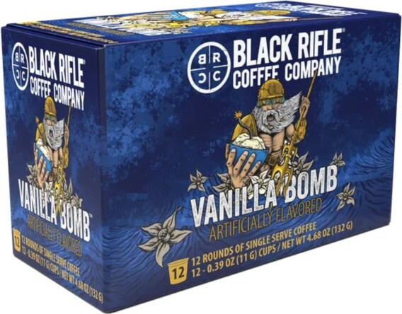 Black Rifle Coffee Company Vanilla-Flavored Rounds Coffee
