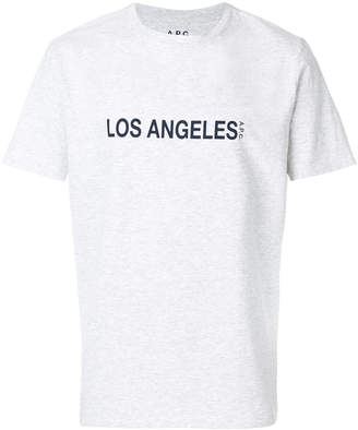 A.P.C. Los Angeles printed T-shirt