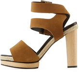 Thumbnail for your product : Pierre Hardy Suede Platform Sandals