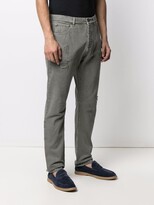 Thumbnail for your product : Brunello Cucinelli Ripped Detailing Straight-Leg Jeans