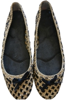Thumbnail for your product : Atelier Mercadal Beige Leather Ballet flats