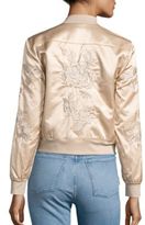Thumbnail for your product : 3x1 Suka Embroidered Satin Bomber Jacket