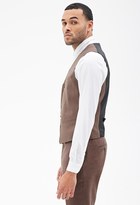 Thumbnail for your product : Forever 21 FOREVER 21+ Satin-Back Suit Vest