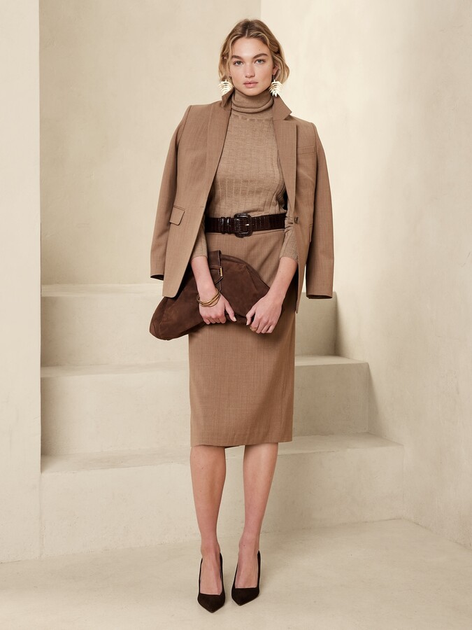 Wool Women's Brown Skirts | ShopStyle