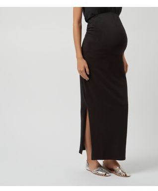 New Look Maternity Black Split Side Maxi Skirt