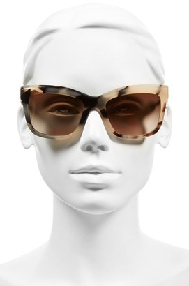 Burberry Women's 56Mm Retro Sunglasses - Dark Havana