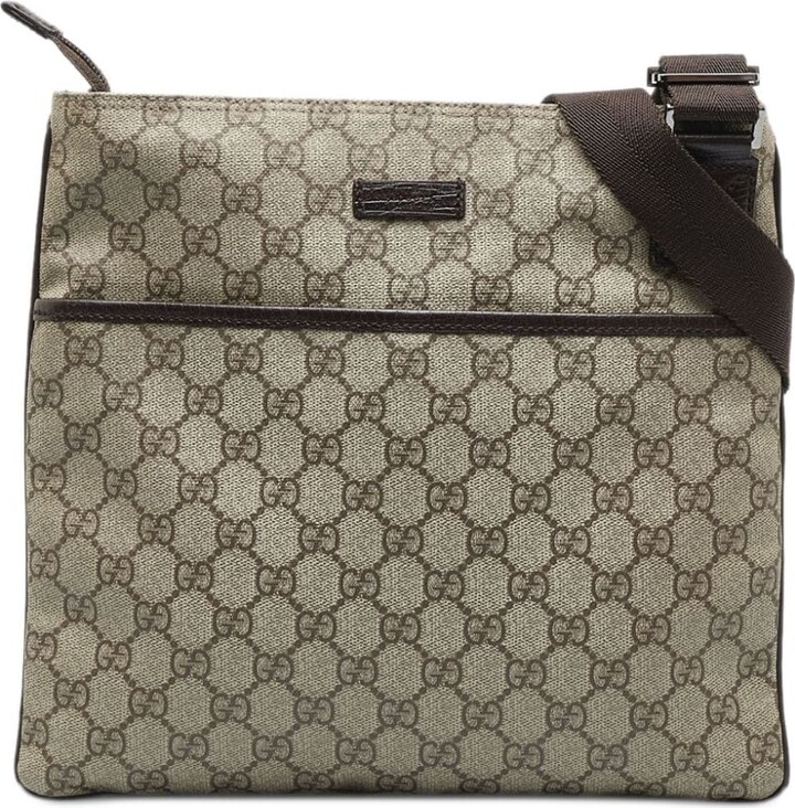 Gucci Pre-owned GG Supreme Ophidia Crossbody Bag - Neutrals