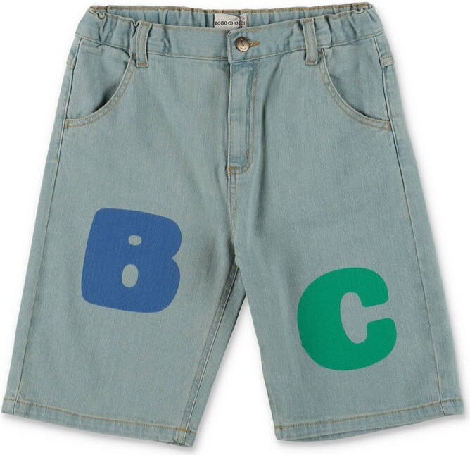 Bobo Choses All-Over Rope-Print Shorts - Blue