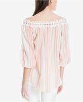 Thumbnail for your product : Max Studio London Cotton Striped Off-The-Shoulder Top, Created for Macy's