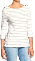 Thumbnail for your product : Old Navy Women's Striped Boatneck Tops