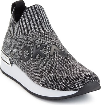 dkny silver sneakers