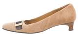 Thumbnail for your product : Gucci Ponyhair Square-Toe pumps