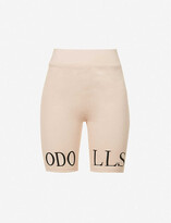 Thumbnail for your product : Odolls Collection Legion logo-print stretch-cotton shorts