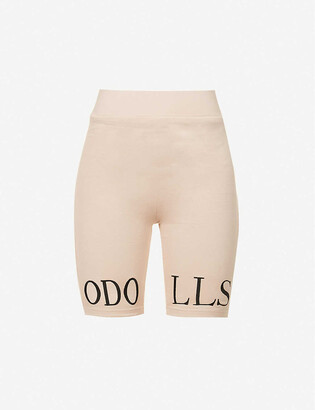 Odolls Collection Legion logo-print stretch-cotton shorts
