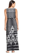 Thumbnail for your product : Style&Co. Studded Printed Blouson Maxi Dress