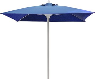 FiberBuilt Umbrellas Riva Umbrella with Premium Marine Grade Sunbrella Fabric Canopy & Bright Aluminum Pole