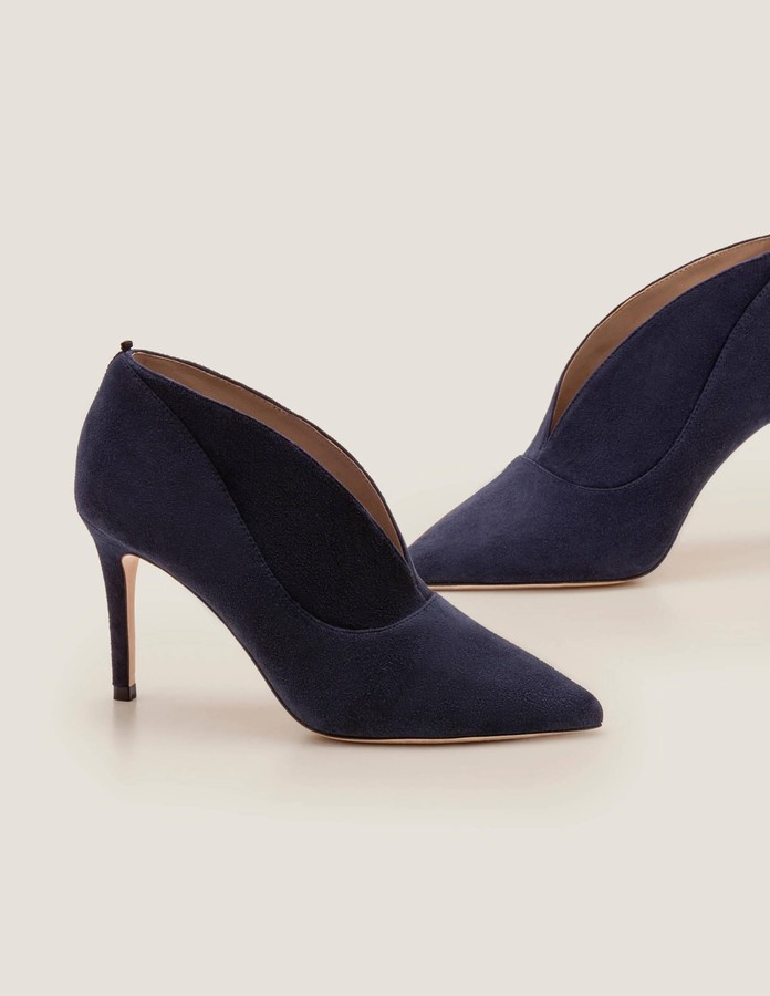 ladies navy shoe boots uk