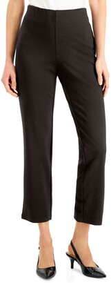JM Collection Ponte Knit Cropped Pants, Created for Macy's