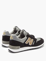 Thumbnail for your product : New Balance Made In Uk 670 Suede And Mesh Trainers - Black/grey