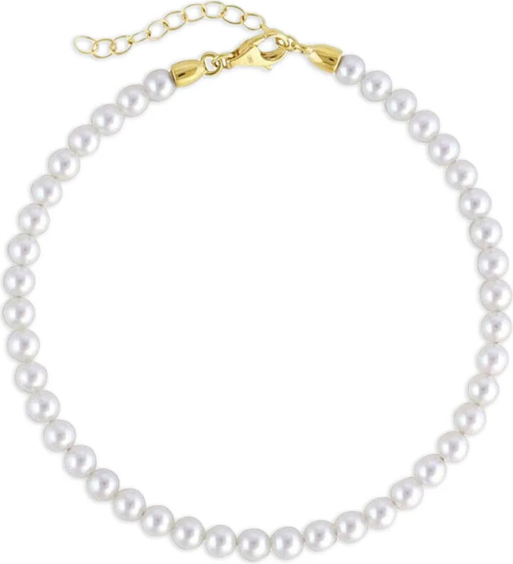 Baggins 14K yellow gold Baby Ayoka Pearl bracelet