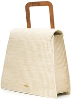Thumbnail for your product : Cult Gaia Bibi structured top-handle bag