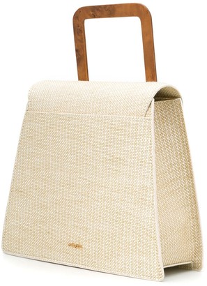 Cult Gaia Bibi structured top-handle bag