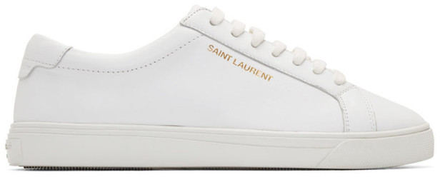 yves saint laurent white sneakers