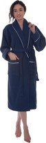 Thumbnail for your product : OZAN PREMIUM HOME Majesty Collection 100% Turkish Cotton Waffle Terry Bathrobe with Satin Piped Trim