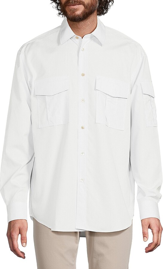 Paul Smith Oversized Pocket Cotton Casual Fit Shirt