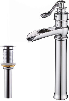 DFI Vessel Sink Bathroom Faucet with Drain Assembly