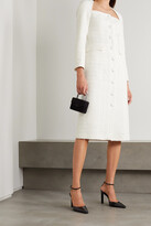 Thumbnail for your product : Huishan Zhang Celena Tweed Midi Dress - White