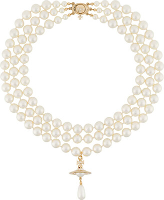 Vivienne Westwood Pearl Necklace - ShopStyle UK